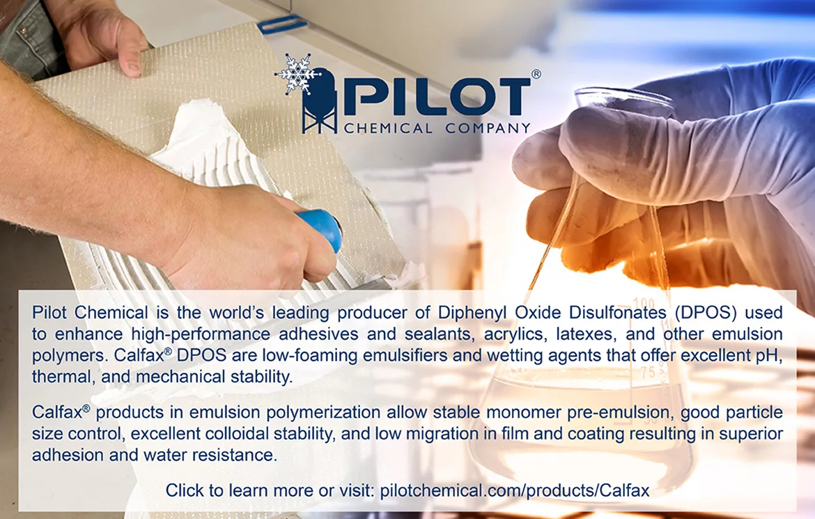 Pilot Chemcial - largest manufacturer of disulfonates
